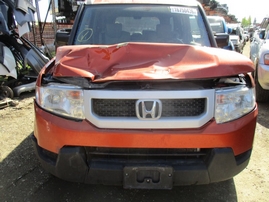 2009 HONDA ELEMENT LX ORANGE 2.4L AT 4WD A16336